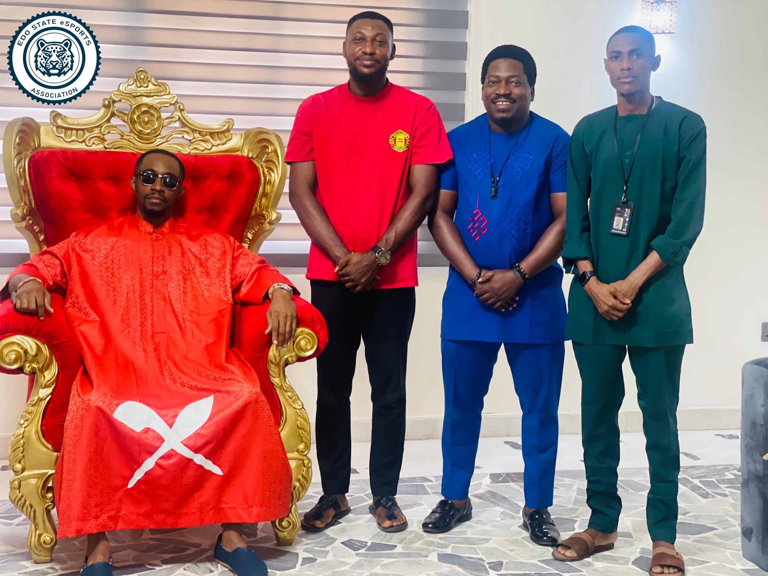 Benin Crown Prince Charges Youths to Embrace Opportunities in e-Sports, Appointed Patron