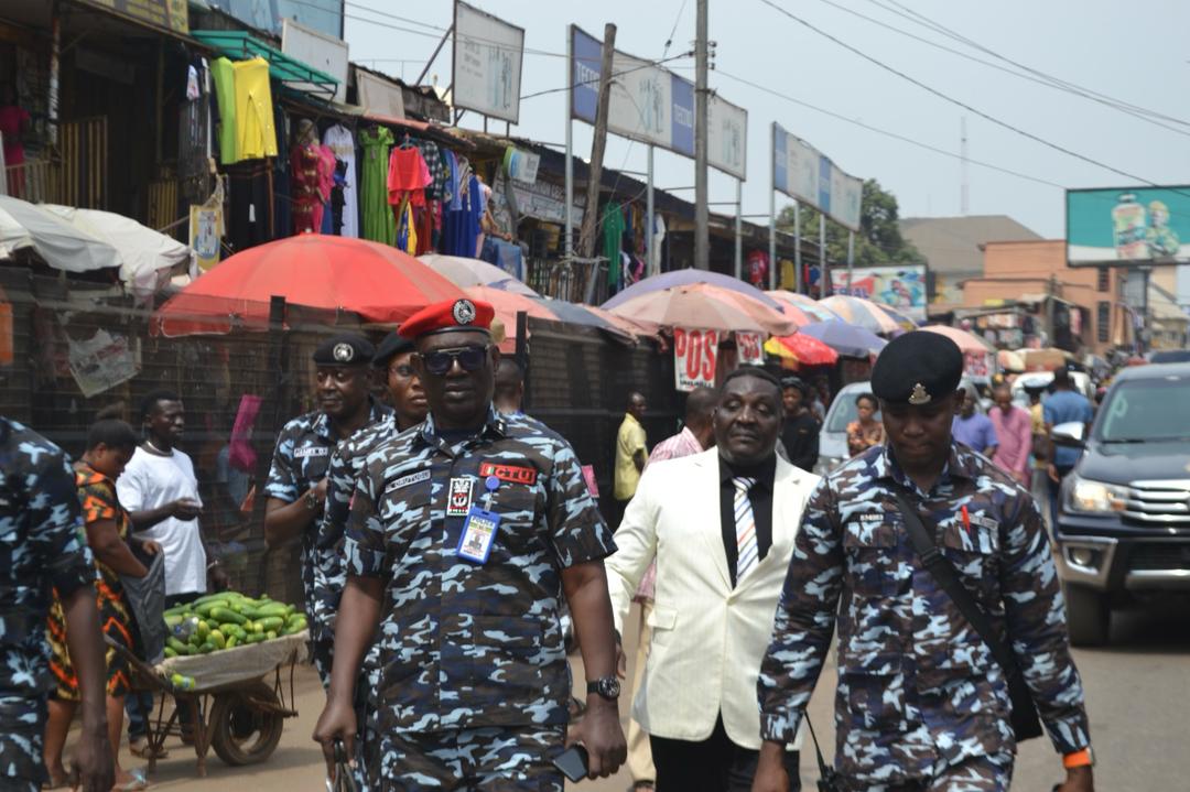 Anambra CP Orutugu Leads Patrol to End Sit-at-home