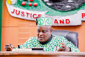 Tension As Impeached Speaker Obasa Storms Lagos Assembly With Armedmen to Reclaim Seat